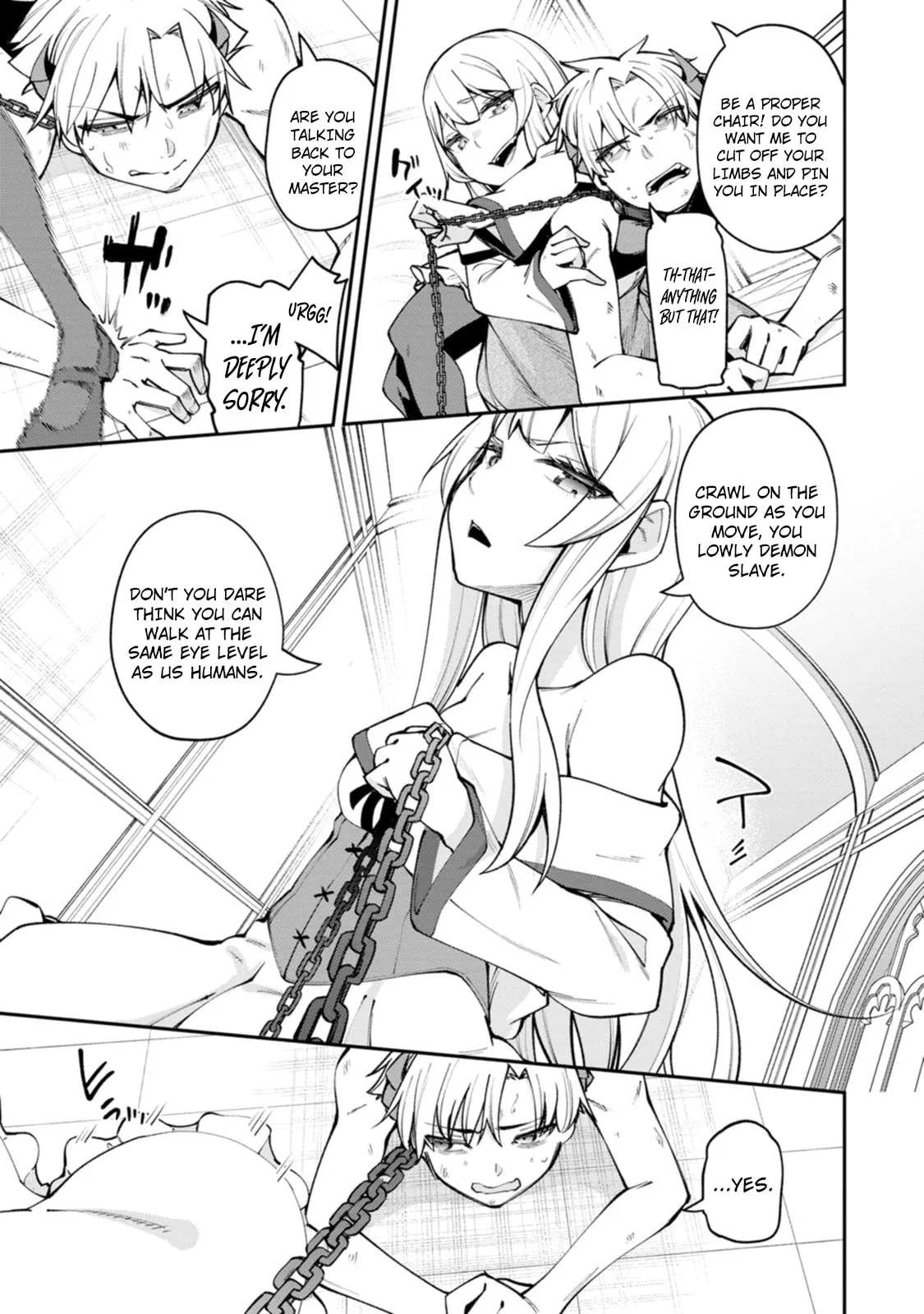 Dorei-gaeshi no Hangyaku Maou: Saijaku Shuzoku no Akuma ga Kindan Harem wo Kizuku made Chapter 1 page 9