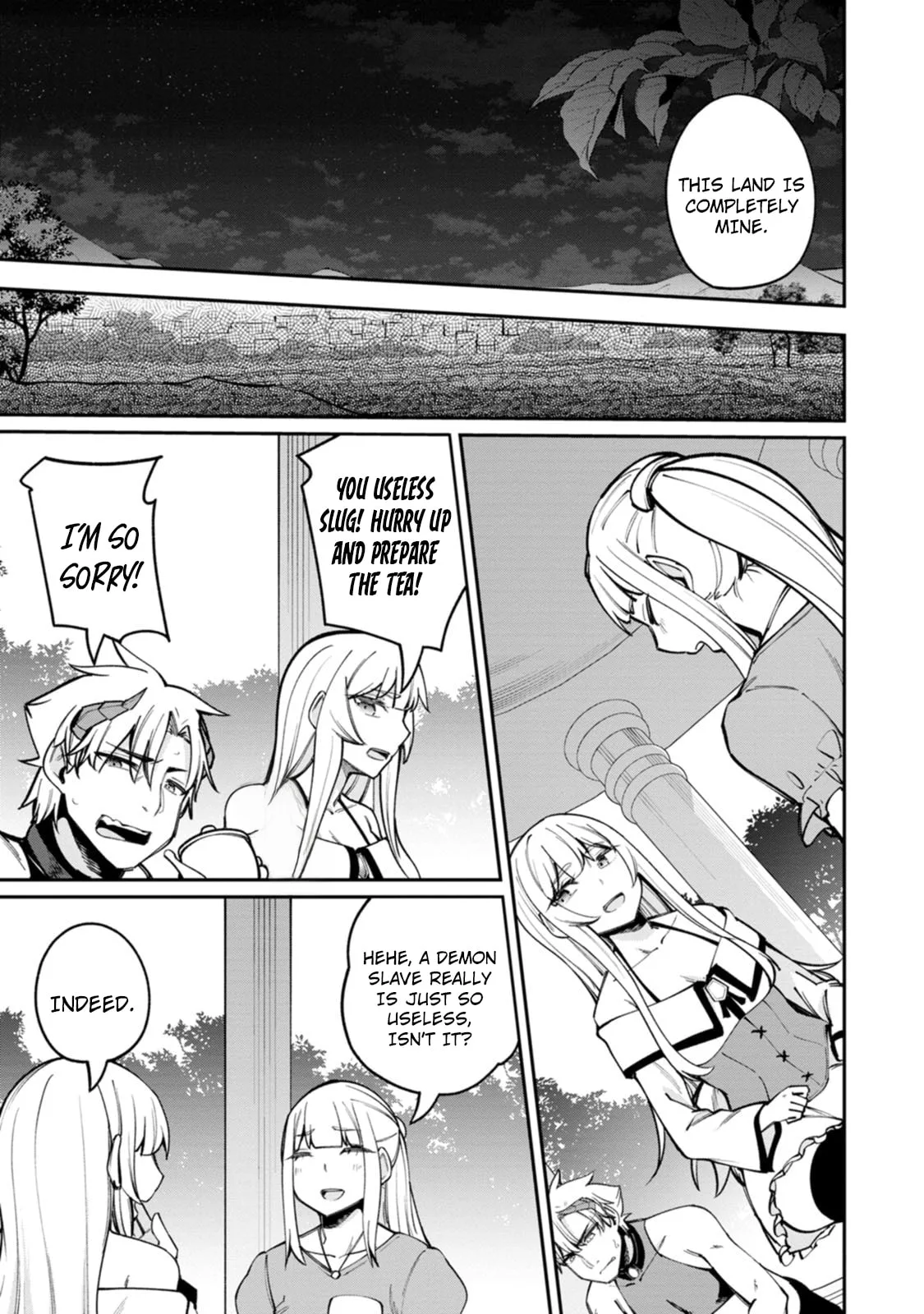 Dorei-gaeshi no Hangyaku Maou: Saijaku Shuzoku no Akuma ga Kindan Harem wo Kizuku made Chapter 3 page 10