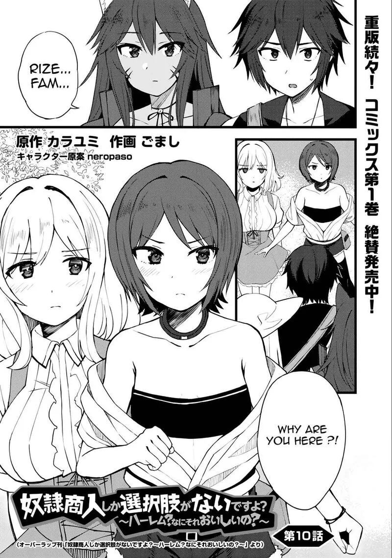 Dorei Shounin Shika Sentakushi ga Nai Desu yo? - Harem? Nani Sore Oishii no? Chapter 10 page 2