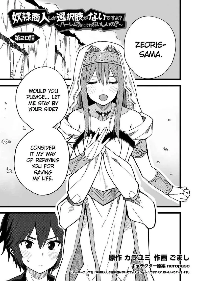 Dorei Shounin Shika Sentakushi ga Nai Desu yo? - Harem? Nani Sore Oishii no? Chapter 20 page 1
