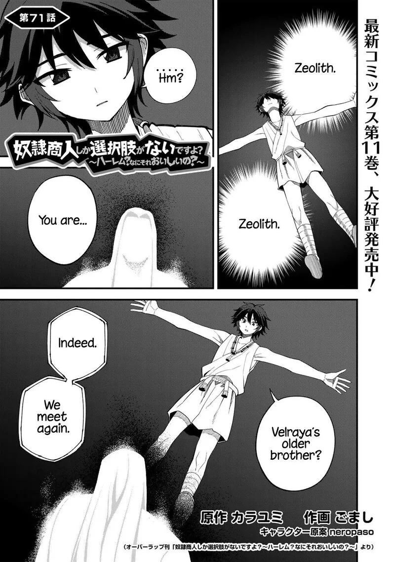 Dorei Shounin Shika Sentakushi ga Nai Desu yo? - Harem? Nani Sore Oishii no? Chapter 71 page 2