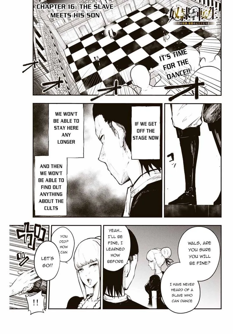 Dorei Tensei: Sono Dorei, Saikyou no Moto Ouji ni Tsuki Chapter 16 page 1