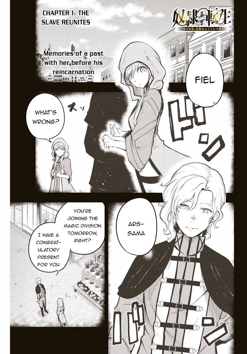 Dorei Tensei: Sono Dorei, Saikyou no Moto Ouji ni Tsuki Chapter 18 page 1