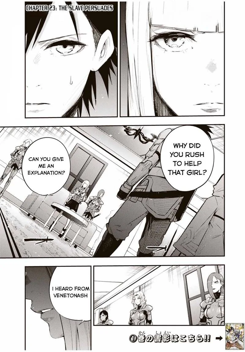 Dorei Tensei: Sono Dorei, Saikyou no Moto Ouji ni Tsuki Chapter 23 page 1