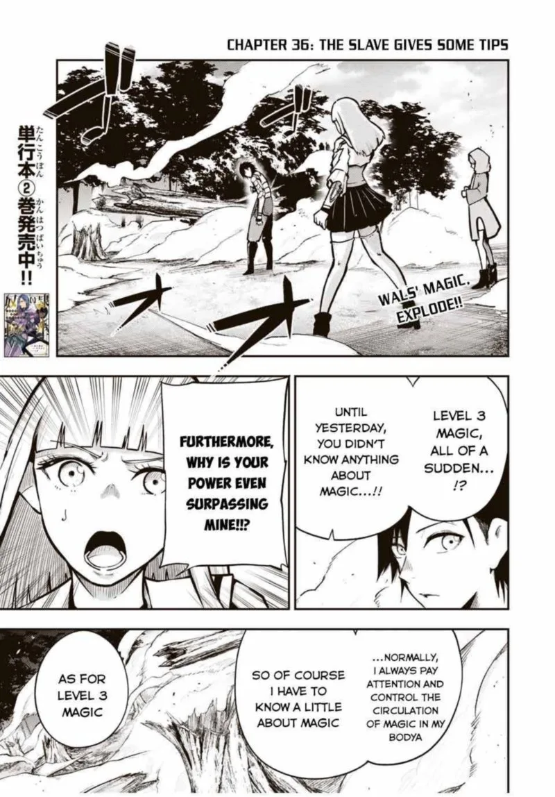 Dorei Tensei: Sono Dorei, Saikyou no Moto Ouji ni Tsuki Chapter 36 page 1