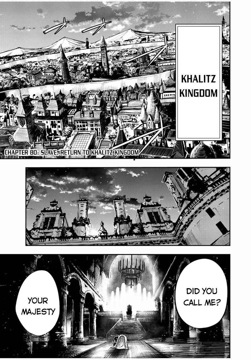 Dorei Tensei: Sono Dorei, Saikyou no Moto Ouji ni Tsuki Chapter 80 page 1