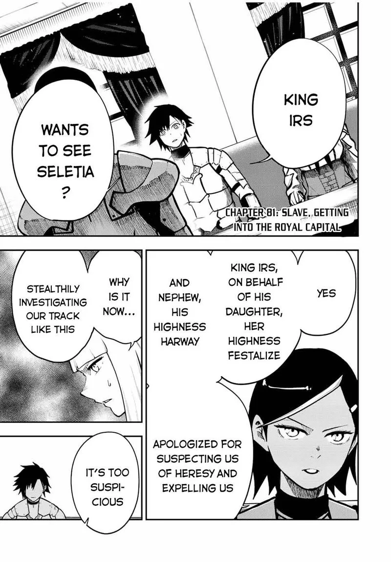 Dorei Tensei: Sono Dorei, Saikyou no Moto Ouji ni Tsuki Chapter 81 page 1