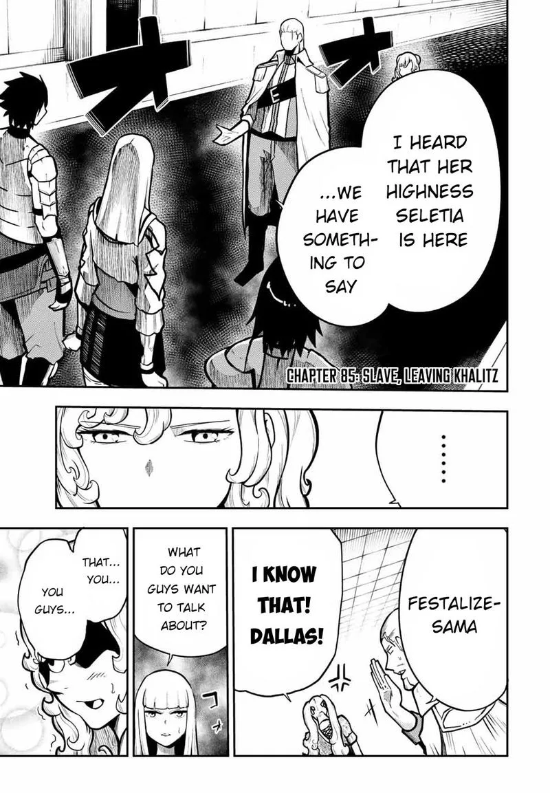 Dorei Tensei: Sono Dorei, Saikyou no Moto Ouji ni Tsuki Chapter 85 page 1