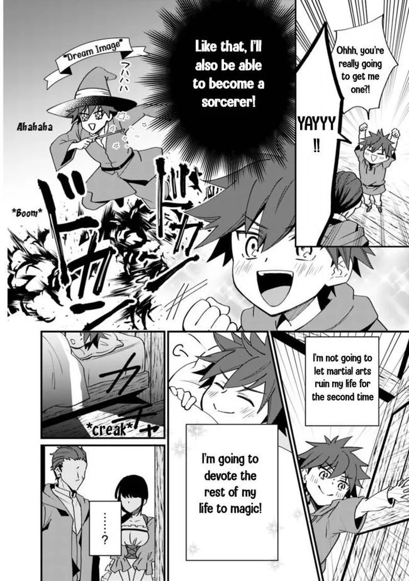 Doryoku Shisugita Sekai Saikyou no Butouka ha, Mahou Sekai wo Yoyuu de Ikinuku. Chapter 1 page 7