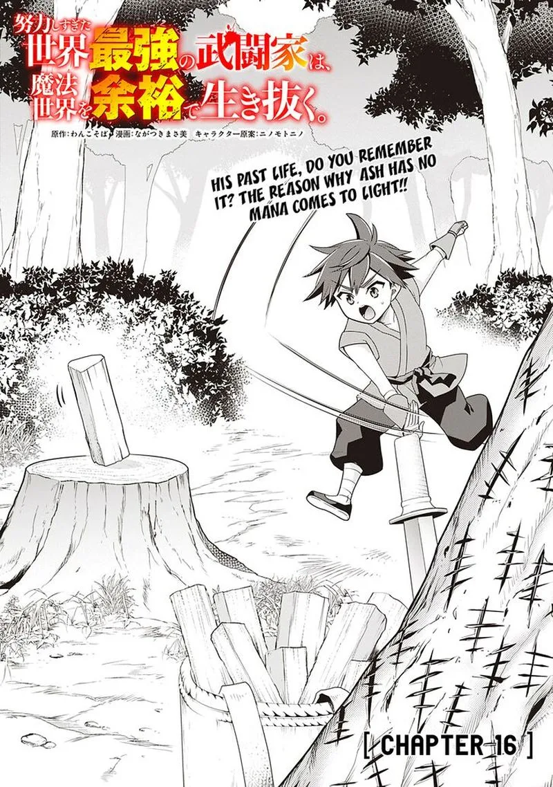 Doryoku Shisugita Sekai Saikyou no Butouka ha, Mahou Sekai wo Yoyuu de Ikinuku. Chapter 16 page 1