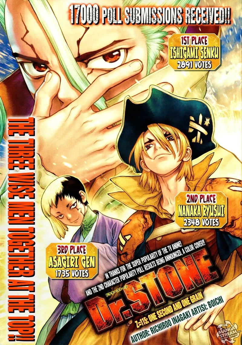 Dr. Stone Chapter 115 page 1