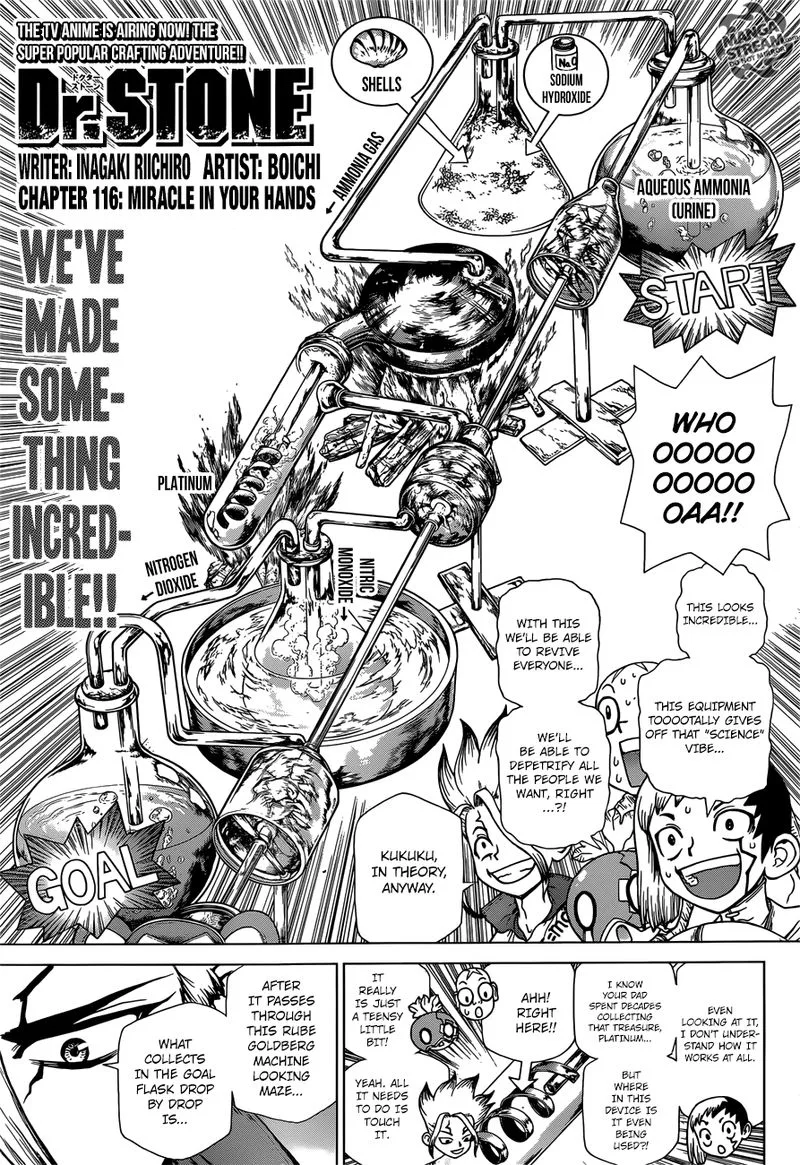 Dr. Stone Chapter 116 page 1