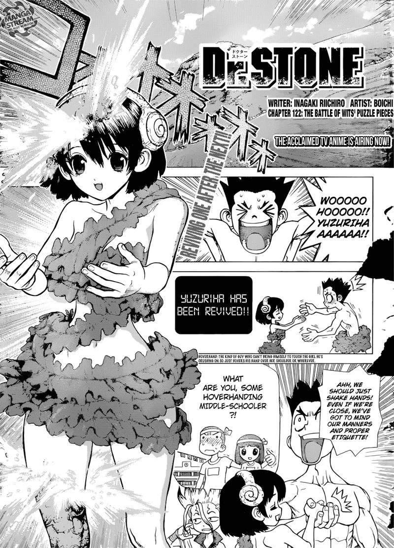 Dr. Stone Chapter 122 page 1