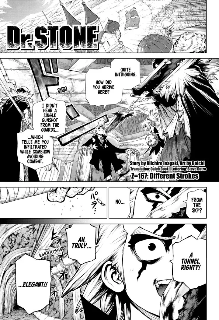 Dr. Stone Chapter 167 page 1