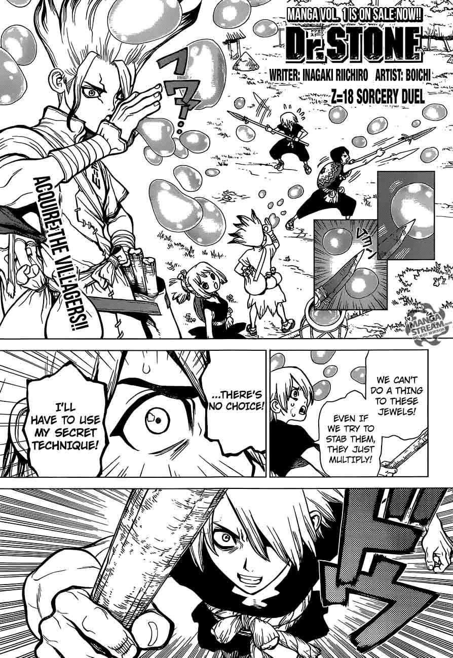 Dr. Stone Chapter 18 page 1