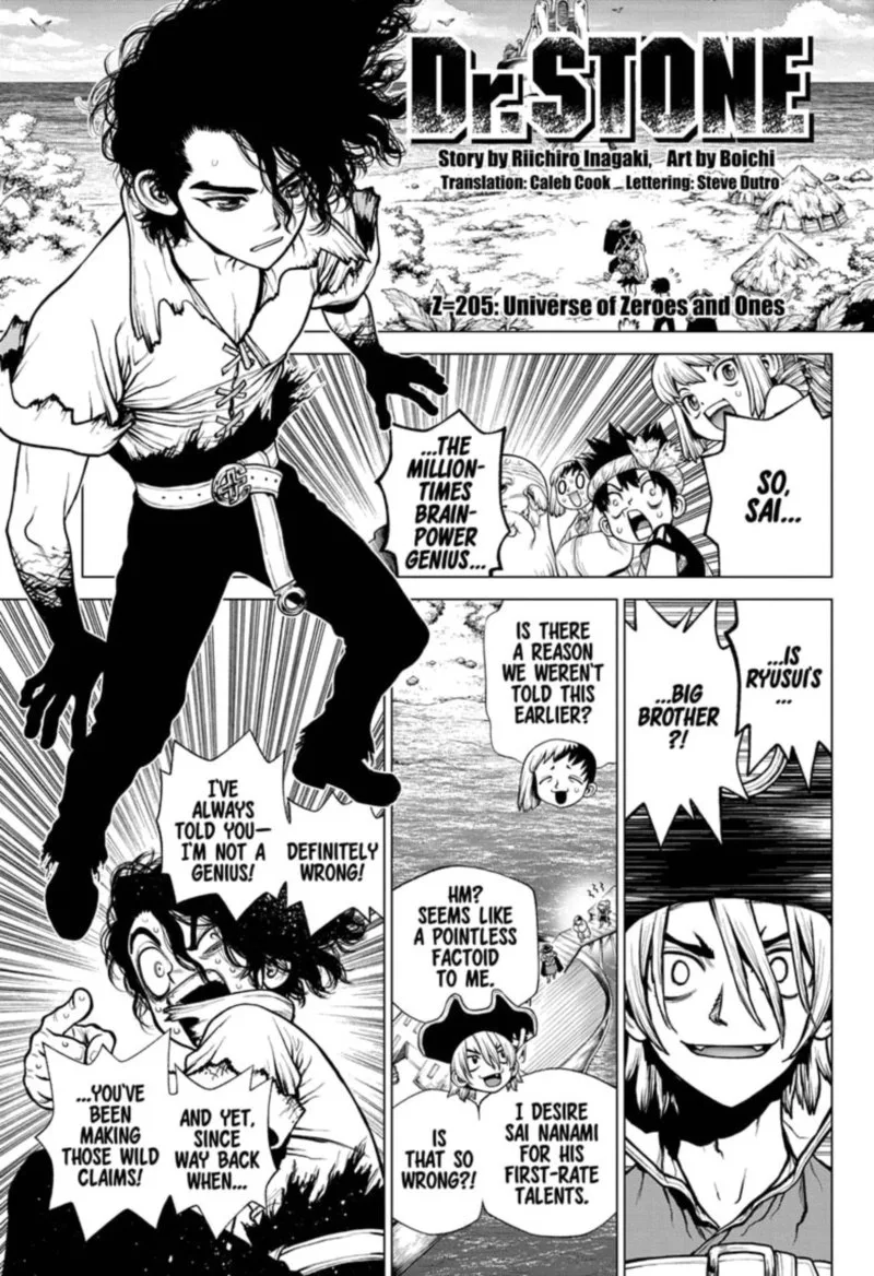 Dr. Stone Chapter 205 page 1