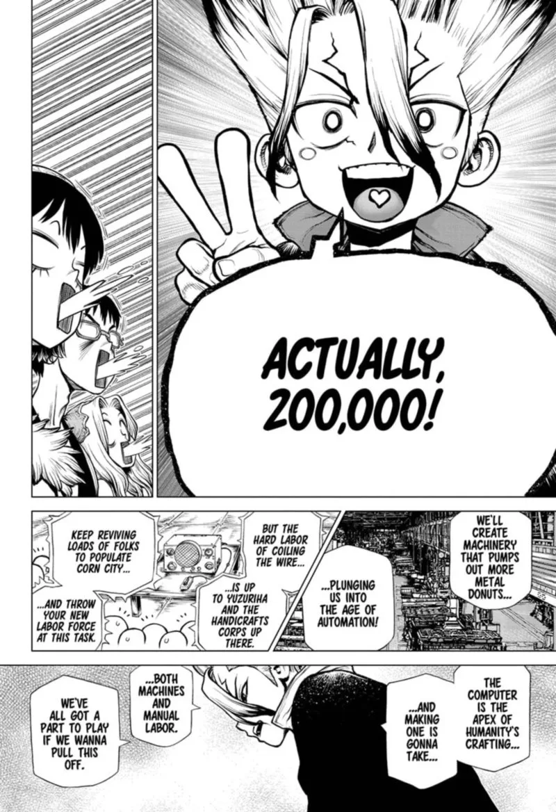 Dr. Stone Chapter 206 page 18