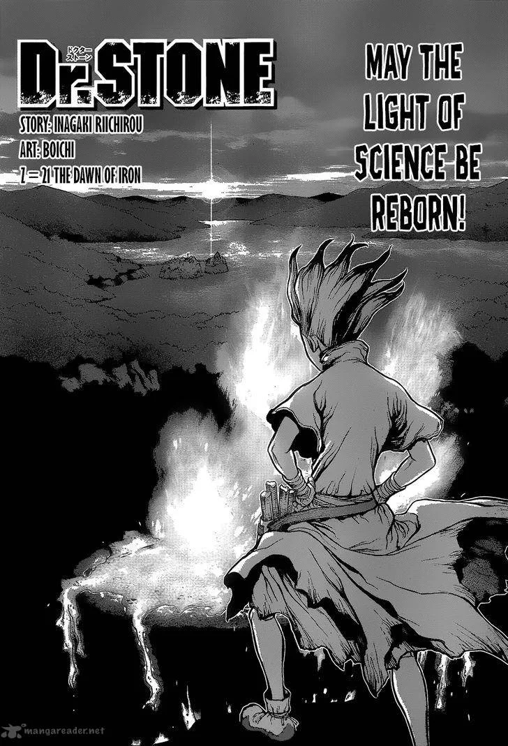 Dr. Stone Chapter 21 page 1