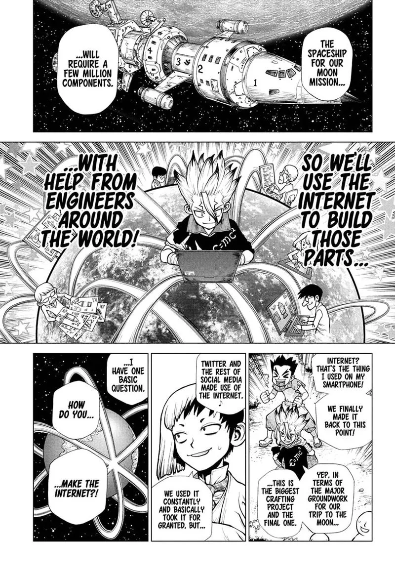 Dr. Stone Chapter 218 page 1