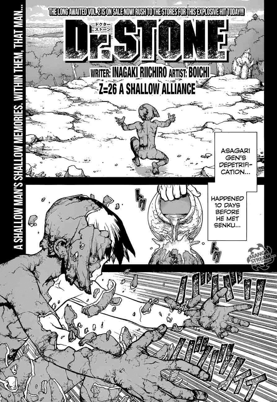 Dr. Stone Chapter 26 page 1