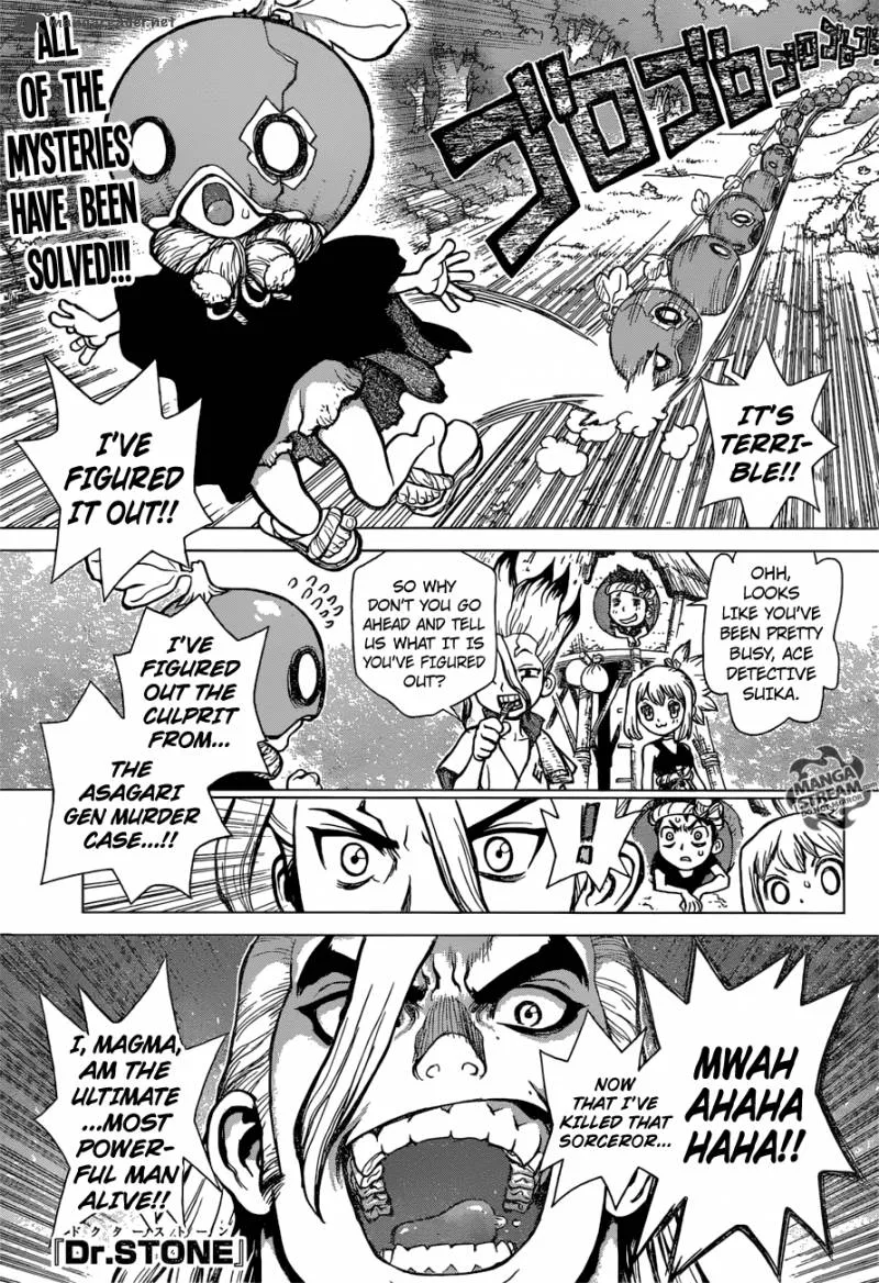 Dr. Stone Chapter 27 page 1