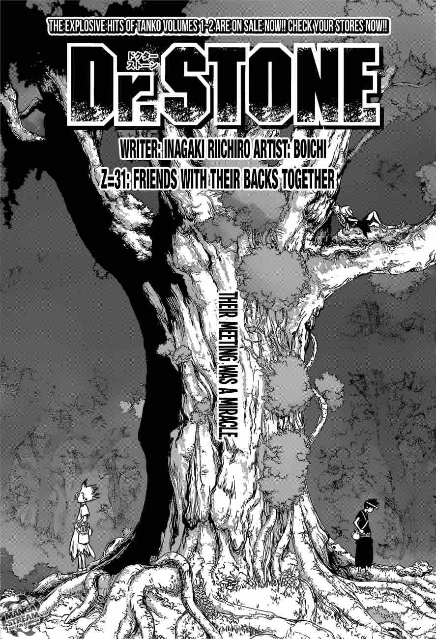 Dr. Stone Chapter 31 page 1