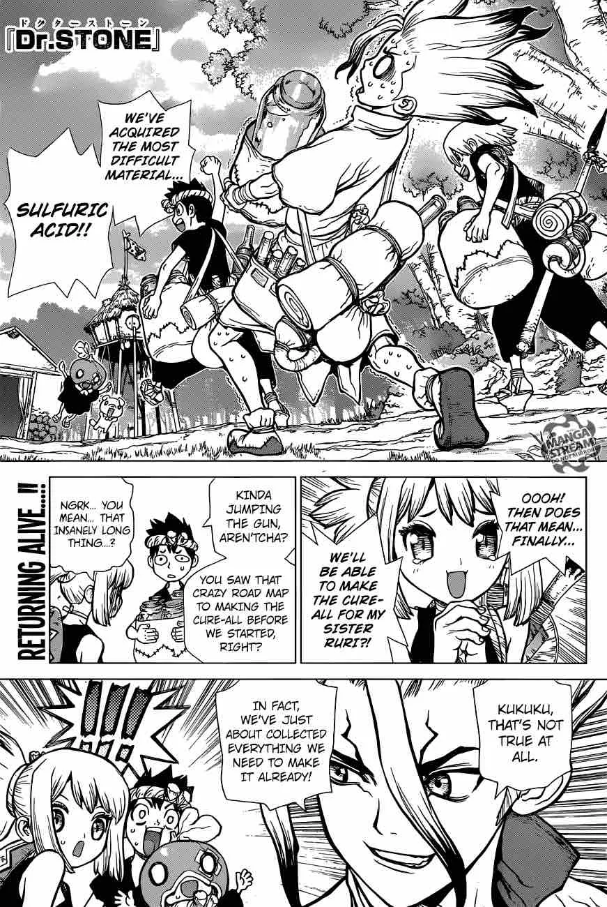 Dr. Stone Chapter 33 page 1