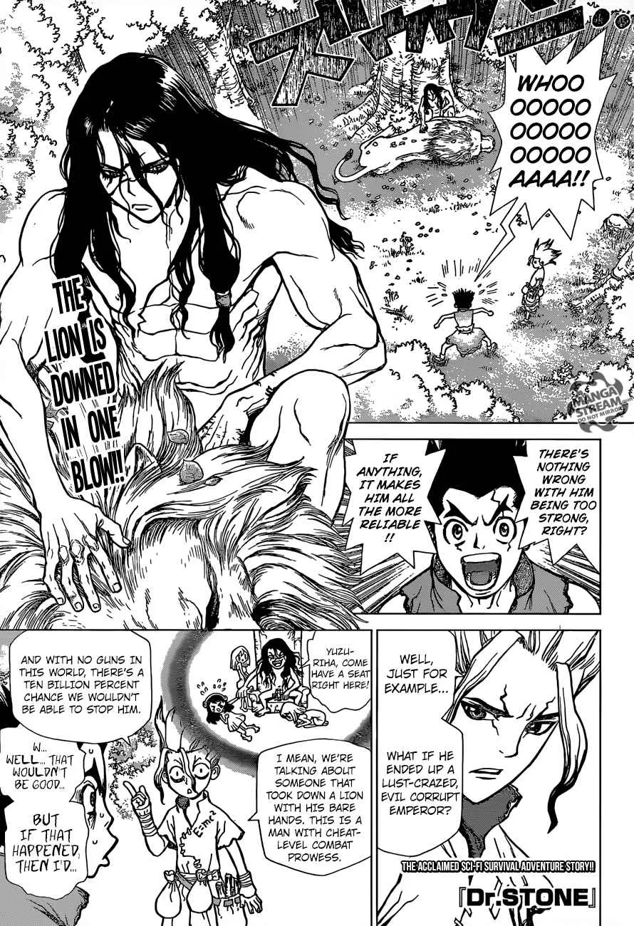 Dr. Stone Chapter 4 page 1