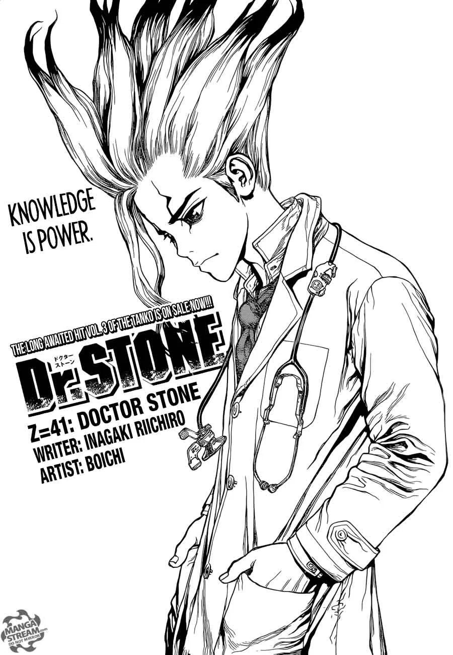 Dr. Stone Chapter 41 page 1