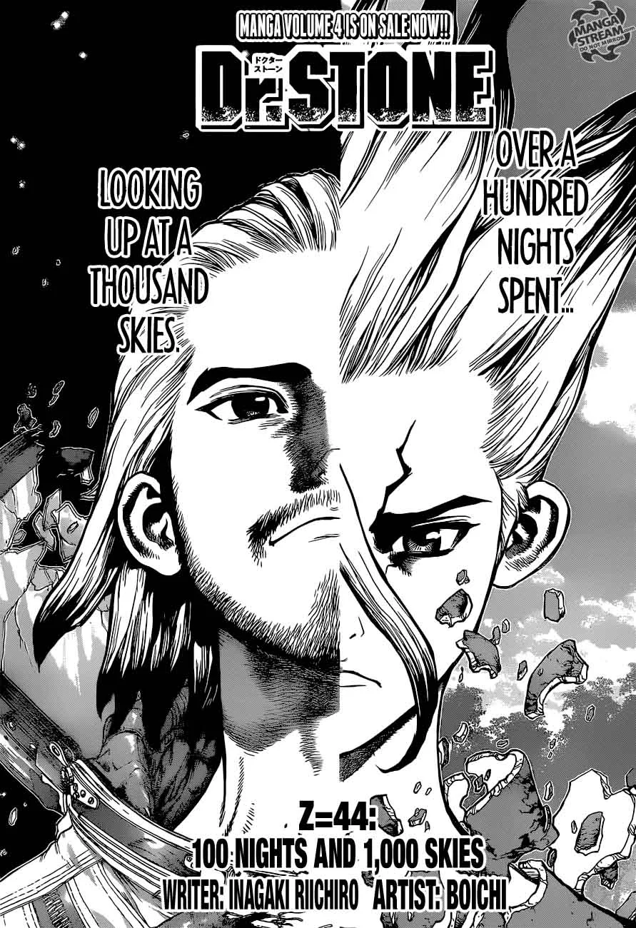 Dr. Stone Chapter 44 page 1