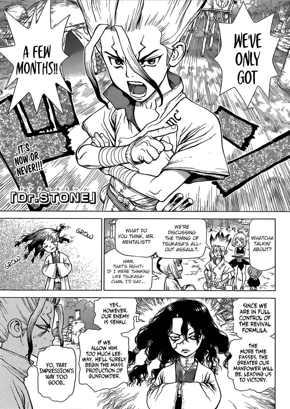 Dr. Stone Chapter 52 page 1