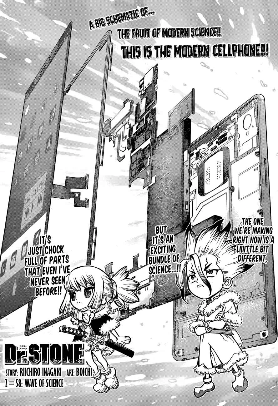 Dr. Stone Chapter 58 page 1