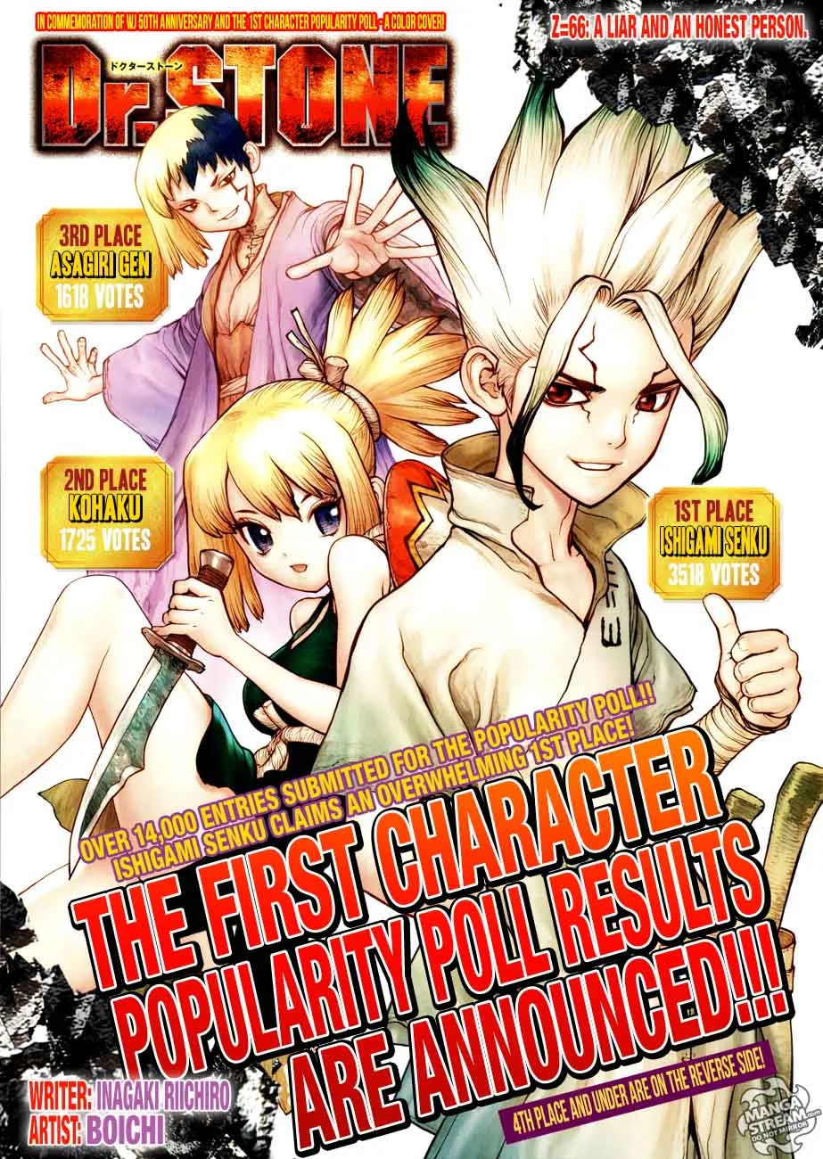 Dr. Stone Chapter 66 page 1