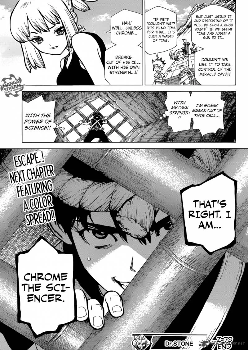Dr. Stone Chapter 70 page 18
