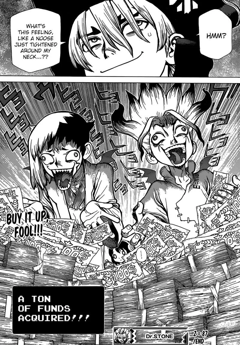 Dr. Stone Chapter 87 page 19