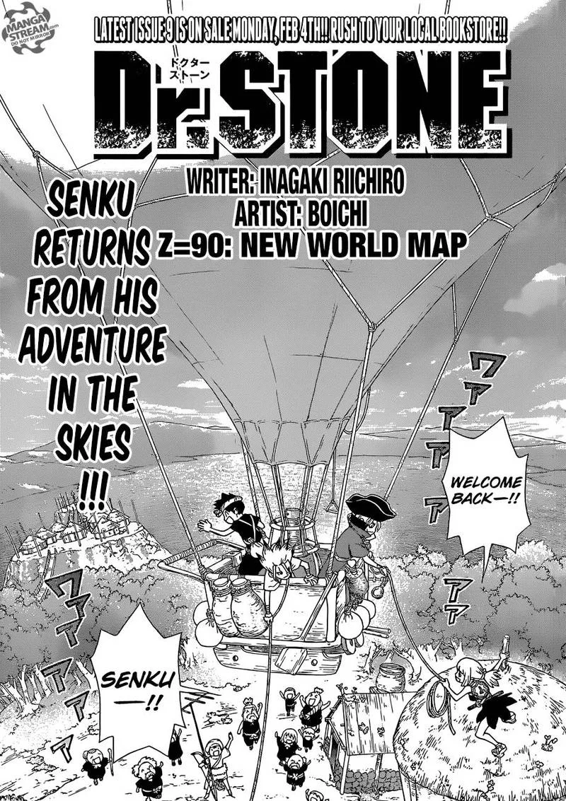 Dr. Stone Chapter 90 page 1