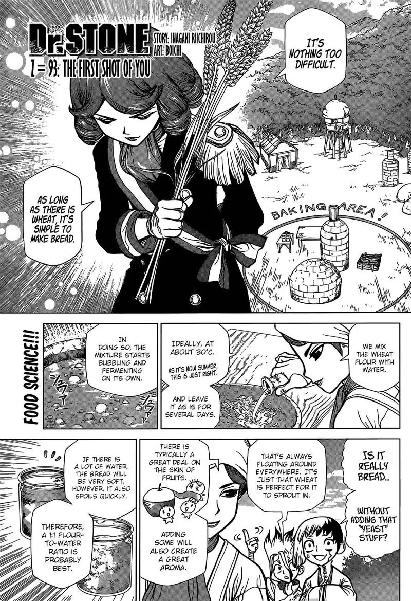 Dr. Stone Chapter 93 page 1