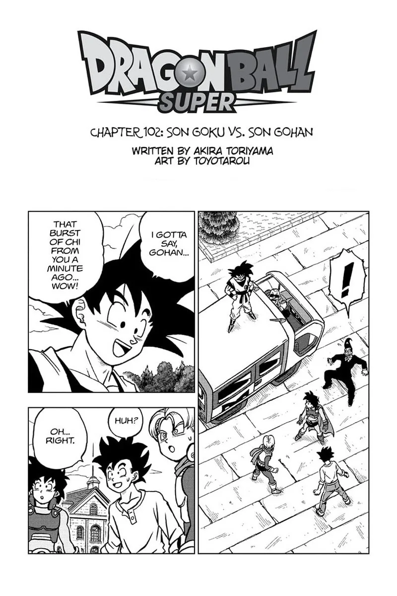 Dragon Ball Super Chapter 102 page 1