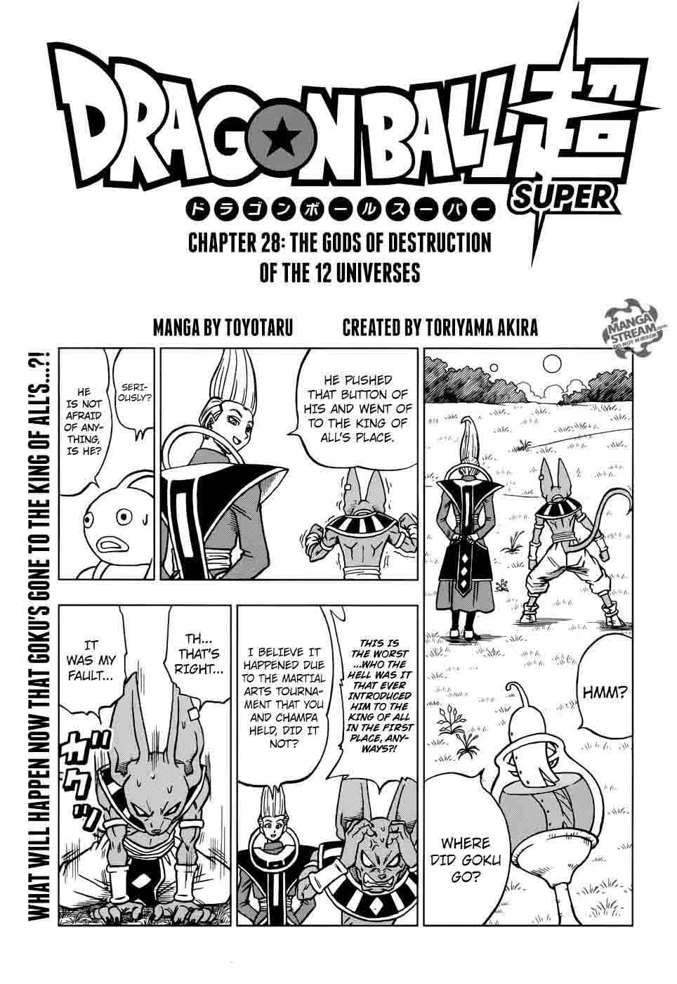 Dragon Ball Super Chapter 28 page 1