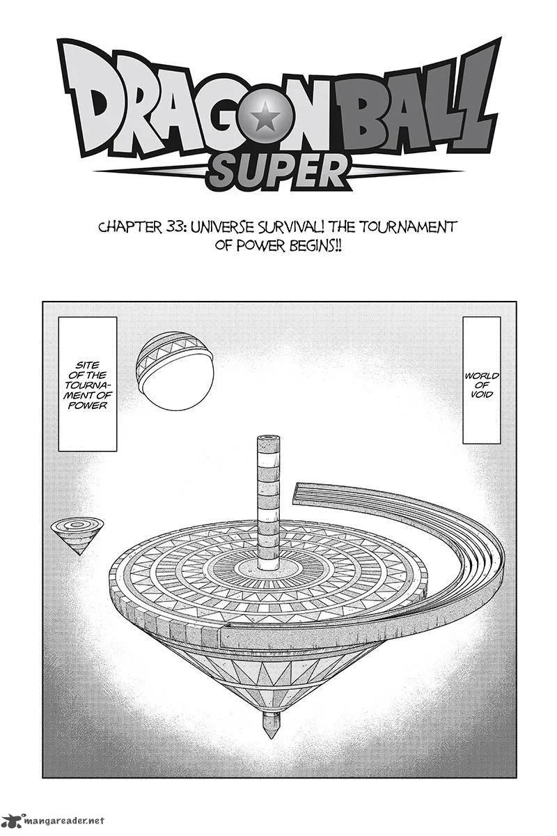Dragon Ball Super Chapter 33 page 1