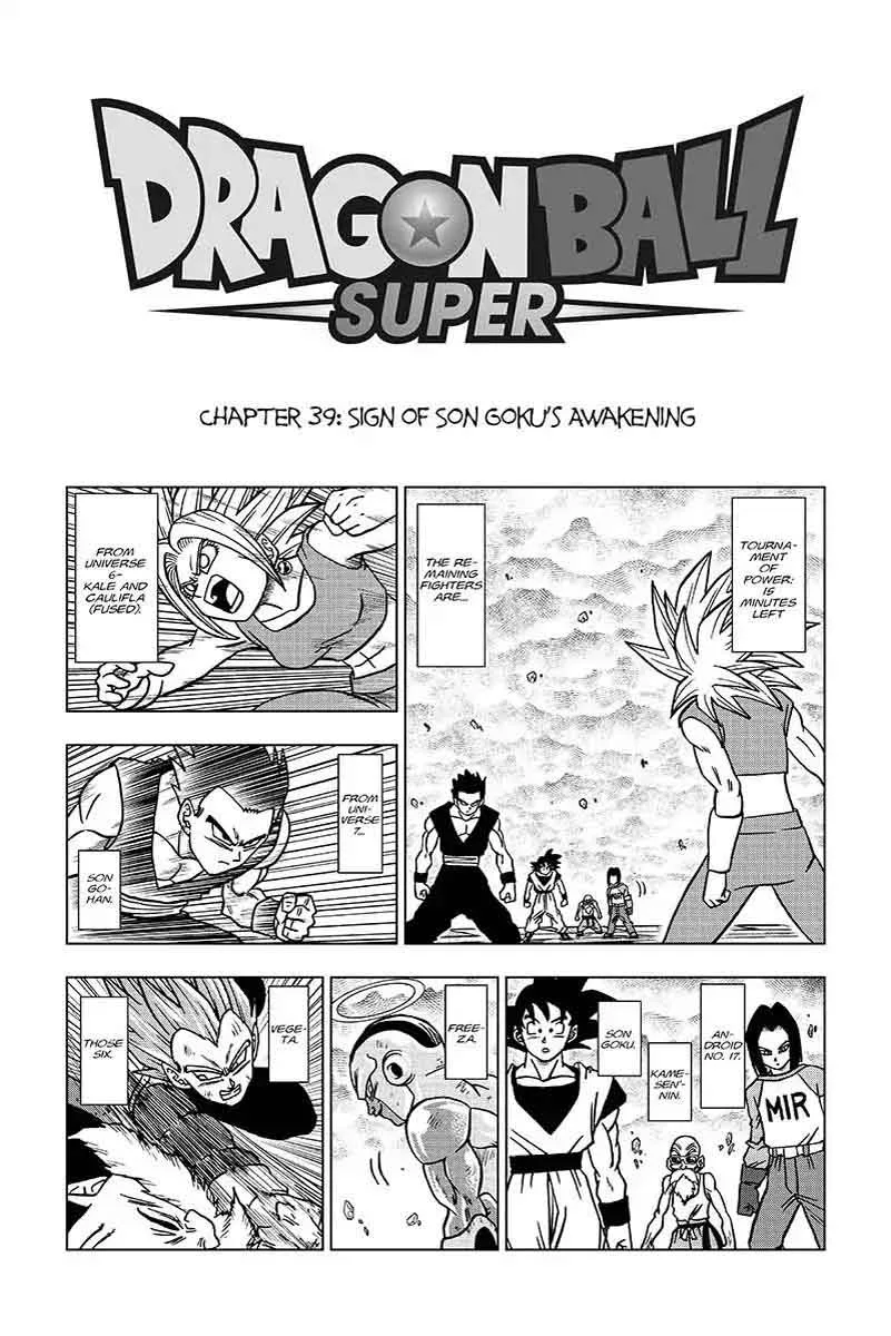 Dragon Ball Super Chapter 39 page 1