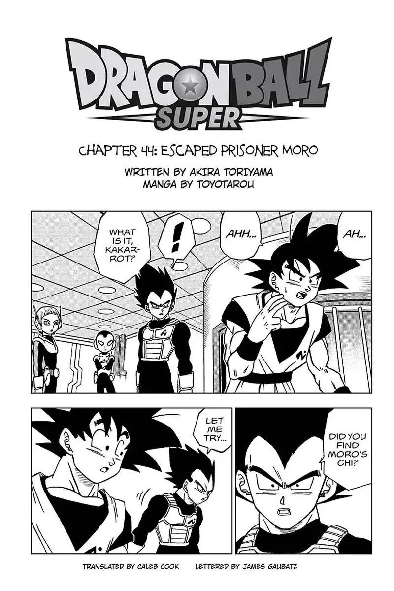 Dragon Ball Super Chapter 44 page 1