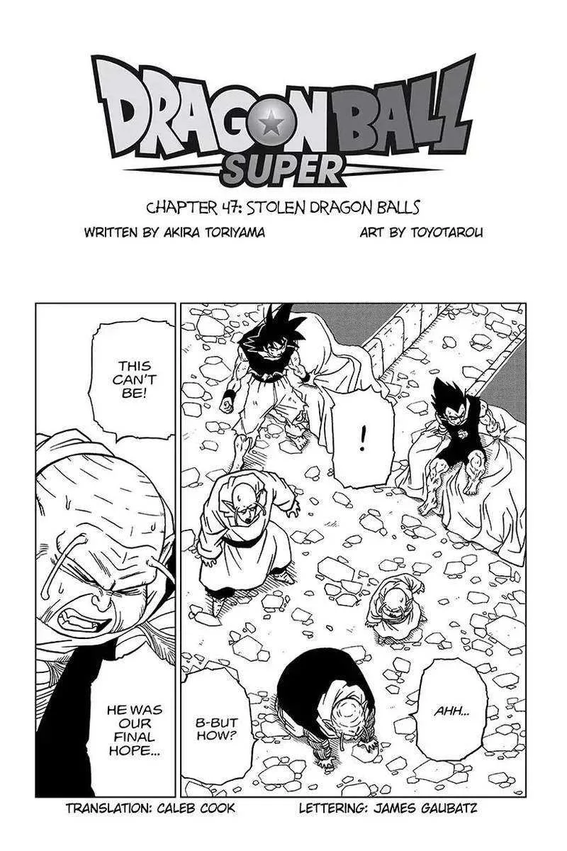Dragon Ball Super Chapter 47 page 1