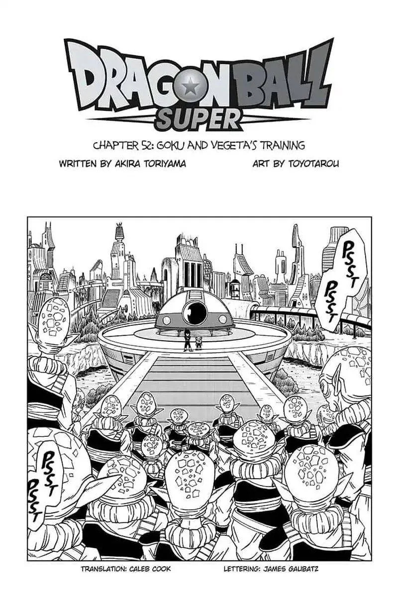Dragon Ball Super Chapter 52 page 1