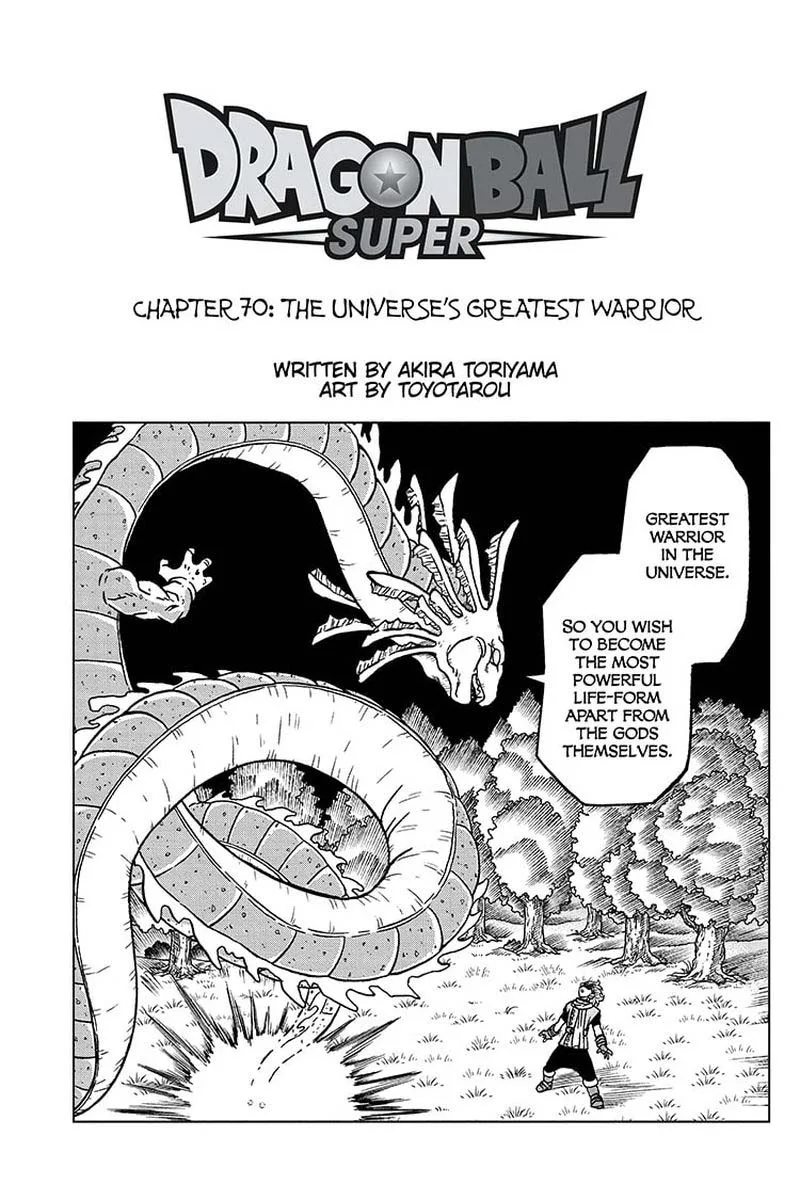 Dragon Ball Super Chapter 70 page 1