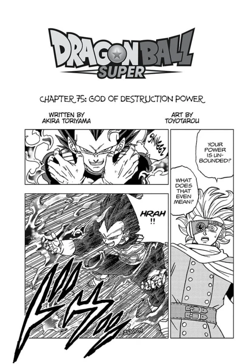 Dragon Ball Super Chapter 75 page 1