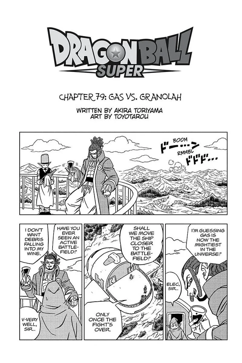 Dragon Ball Super Chapter 79 page 1