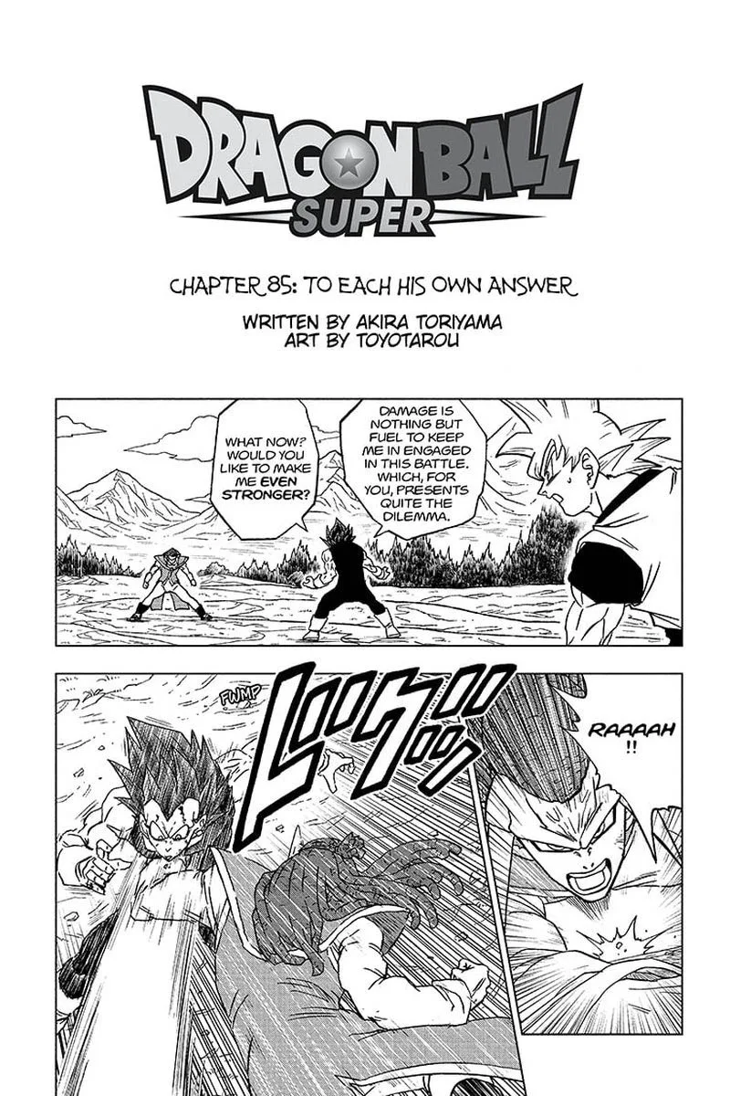 Dragon Ball Super Chapter 85 page 1