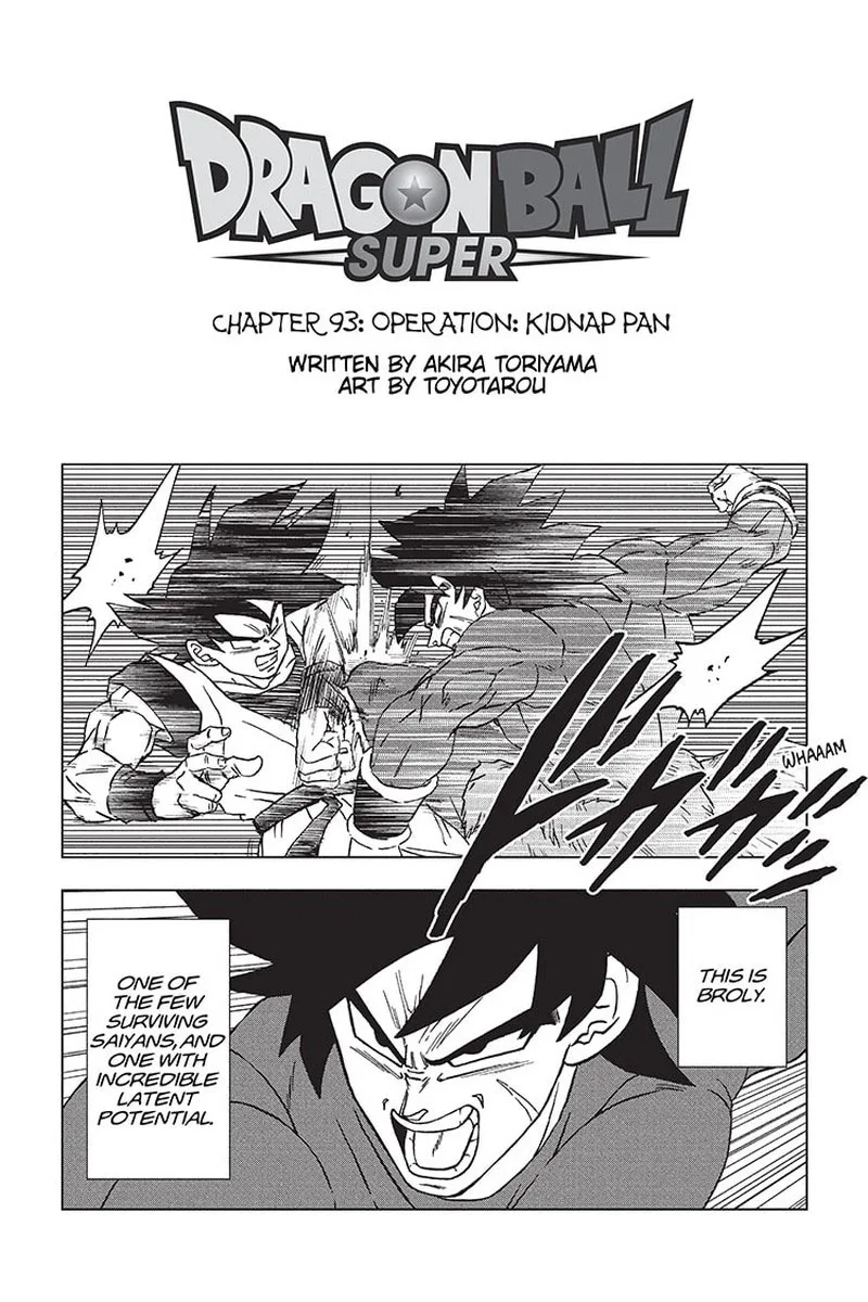 Dragon Ball Super Chapter 93 page 1