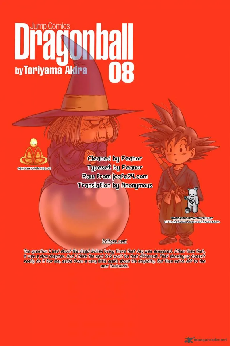 Dragon Ball Chapter 108 page 1